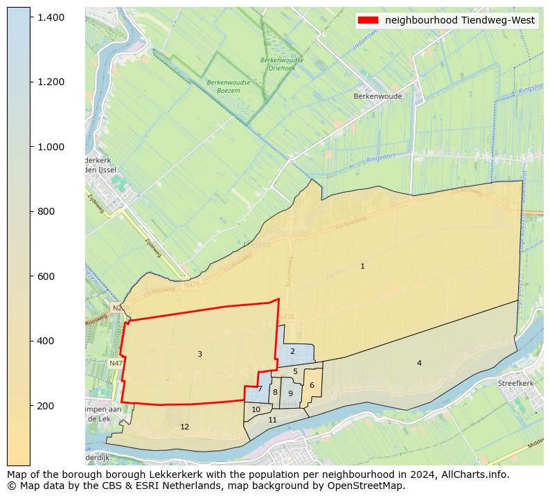 Image of the neighbourhood Tiendweg-West at the map. This image is used as introduction to this page. This page shows a lot of information about the population in the neighbourhood Tiendweg-West (such as the distribution by age groups of the residents, the composition of households, whether inhabitants are natives or Dutch with an immigration background, data about the houses (numbers, types, price development, use, type of property, ...) and more (car ownership, energy consumption, ...) based on open data from the Dutch Central Bureau of Statistics and various other sources!