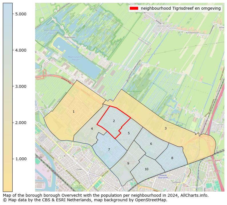 Image of the neighbourhood Tigrisdreef en omgeving at the map. This image is used as introduction to this page. This page shows a lot of information about the population in the neighbourhood Tigrisdreef en omgeving (such as the distribution by age groups of the residents, the composition of households, whether inhabitants are natives or Dutch with an immigration background, data about the houses (numbers, types, price development, use, type of property, ...) and more (car ownership, energy consumption, ...) based on open data from the Dutch Central Bureau of Statistics and various other sources!