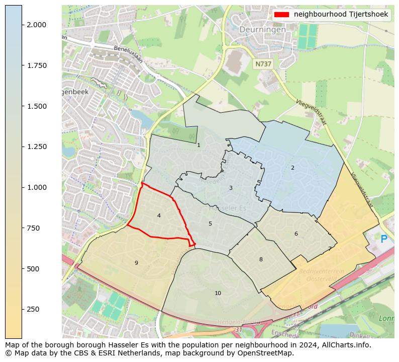 Image of the neighbourhood Tijertshoek at the map. This image is used as introduction to this page. This page shows a lot of information about the population in the neighbourhood Tijertshoek (such as the distribution by age groups of the residents, the composition of households, whether inhabitants are natives or Dutch with an immigration background, data about the houses (numbers, types, price development, use, type of property, ...) and more (car ownership, energy consumption, ...) based on open data from the Dutch Central Bureau of Statistics and various other sources!