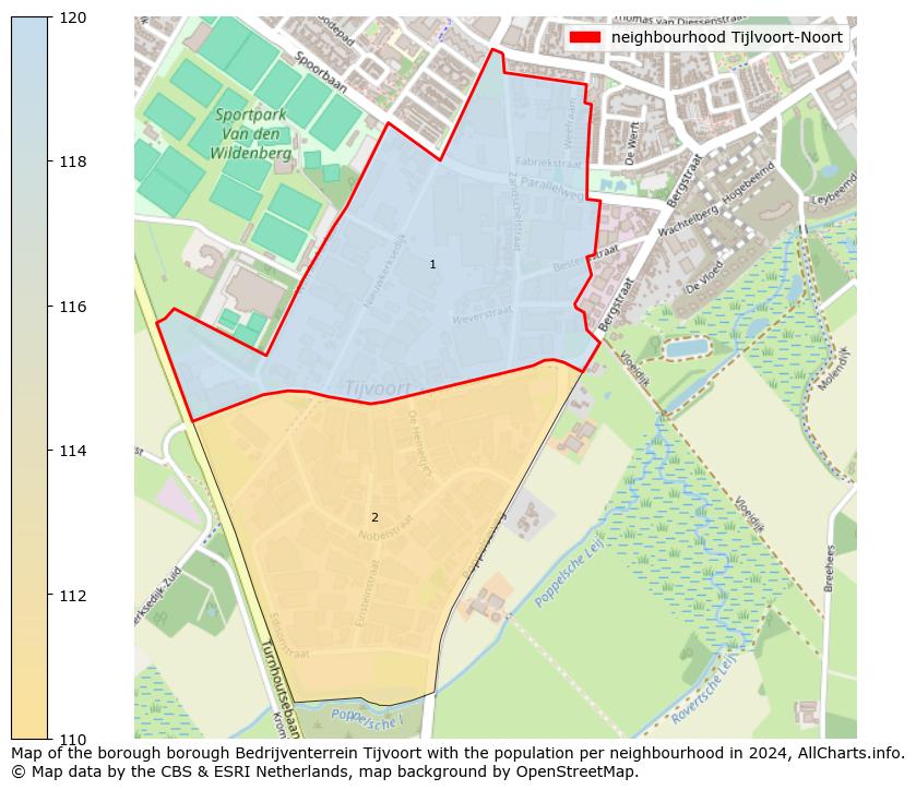 Image of the neighbourhood Tijlvoort-Noort at the map. This image is used as introduction to this page. This page shows a lot of information about the population in the neighbourhood Tijlvoort-Noort (such as the distribution by age groups of the residents, the composition of households, whether inhabitants are natives or Dutch with an immigration background, data about the houses (numbers, types, price development, use, type of property, ...) and more (car ownership, energy consumption, ...) based on open data from the Dutch Central Bureau of Statistics and various other sources!