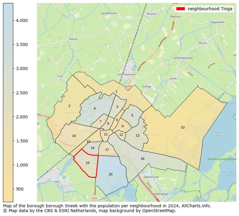 Image of the neighbourhood Tinga at the map. This image is used as introduction to this page. This page shows a lot of information about the population in the neighbourhood Tinga (such as the distribution by age groups of the residents, the composition of households, whether inhabitants are natives or Dutch with an immigration background, data about the houses (numbers, types, price development, use, type of property, ...) and more (car ownership, energy consumption, ...) based on open data from the Dutch Central Bureau of Statistics and various other sources!