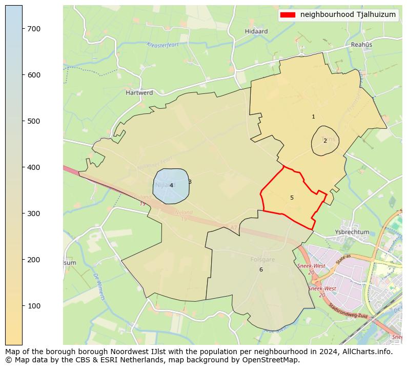 Image of the neighbourhood Tjalhuizum at the map. This image is used as introduction to this page. This page shows a lot of information about the population in the neighbourhood Tjalhuizum (such as the distribution by age groups of the residents, the composition of households, whether inhabitants are natives or Dutch with an immigration background, data about the houses (numbers, types, price development, use, type of property, ...) and more (car ownership, energy consumption, ...) based on open data from the Dutch Central Bureau of Statistics and various other sources!