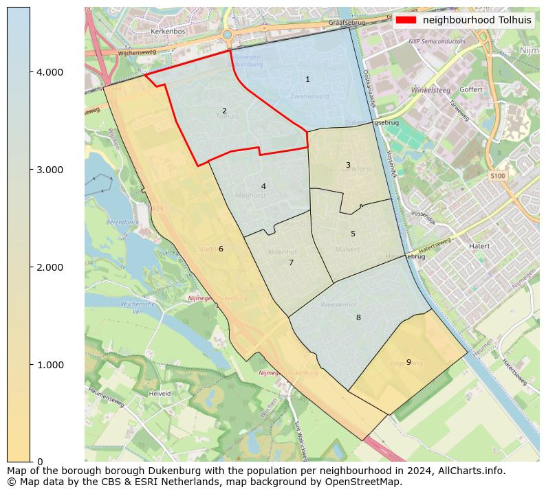 Image of the neighbourhood Tolhuis at the map. This image is used as introduction to this page. This page shows a lot of information about the population in the neighbourhood Tolhuis (such as the distribution by age groups of the residents, the composition of households, whether inhabitants are natives or Dutch with an immigration background, data about the houses (numbers, types, price development, use, type of property, ...) and more (car ownership, energy consumption, ...) based on open data from the Dutch Central Bureau of Statistics and various other sources!