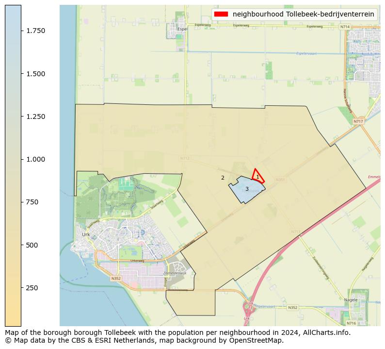 Image of the neighbourhood Tollebeek-bedrijventerrein at the map. This image is used as introduction to this page. This page shows a lot of information about the population in the neighbourhood Tollebeek-bedrijventerrein (such as the distribution by age groups of the residents, the composition of households, whether inhabitants are natives or Dutch with an immigration background, data about the houses (numbers, types, price development, use, type of property, ...) and more (car ownership, energy consumption, ...) based on open data from the Dutch Central Bureau of Statistics and various other sources!