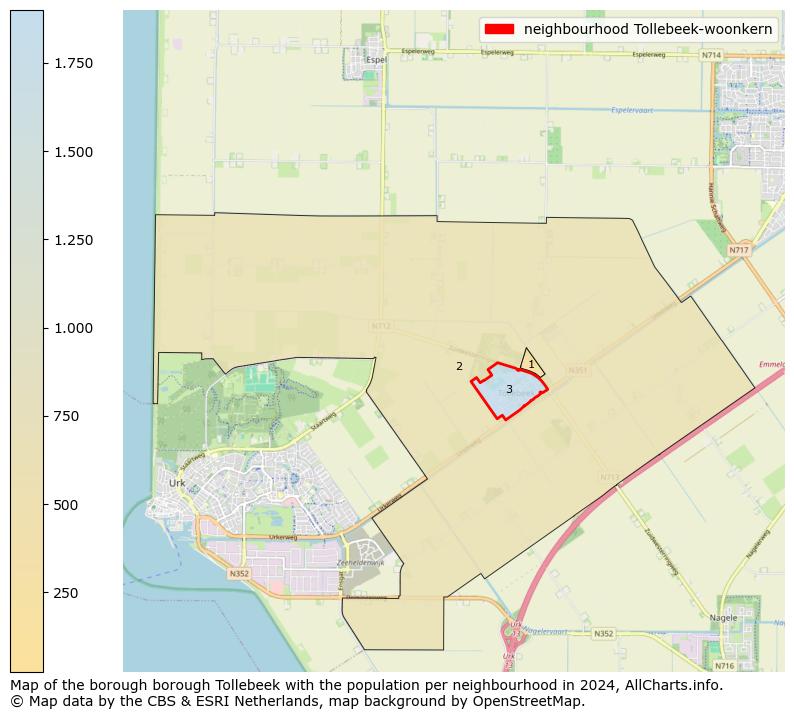 Image of the neighbourhood Tollebeek-woonkern at the map. This image is used as introduction to this page. This page shows a lot of information about the population in the neighbourhood Tollebeek-woonkern (such as the distribution by age groups of the residents, the composition of households, whether inhabitants are natives or Dutch with an immigration background, data about the houses (numbers, types, price development, use, type of property, ...) and more (car ownership, energy consumption, ...) based on open data from the Dutch Central Bureau of Statistics and various other sources!