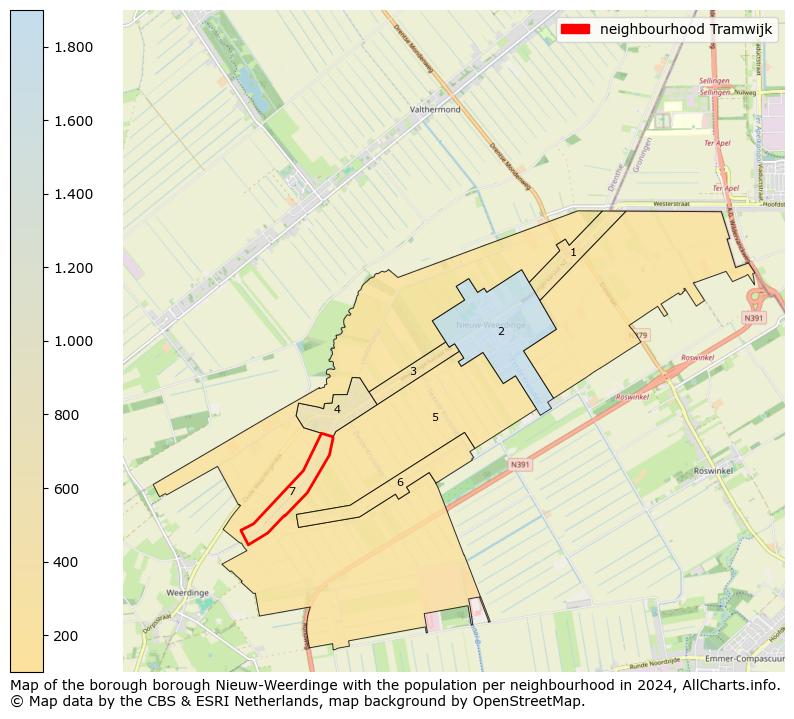 Image of the neighbourhood Tramwijk at the map. This image is used as introduction to this page. This page shows a lot of information about the population in the neighbourhood Tramwijk (such as the distribution by age groups of the residents, the composition of households, whether inhabitants are natives or Dutch with an immigration background, data about the houses (numbers, types, price development, use, type of property, ...) and more (car ownership, energy consumption, ...) based on open data from the Dutch Central Bureau of Statistics and various other sources!