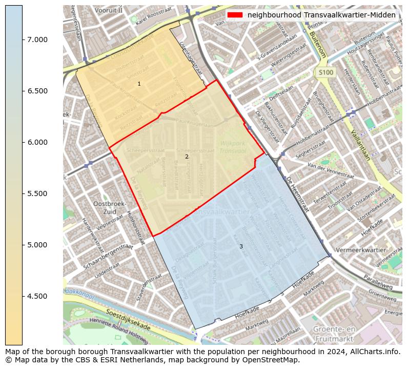 Image of the neighbourhood Transvaalkwartier-Midden at the map. This image is used as introduction to this page. This page shows a lot of information about the population in the neighbourhood Transvaalkwartier-Midden (such as the distribution by age groups of the residents, the composition of households, whether inhabitants are natives or Dutch with an immigration background, data about the houses (numbers, types, price development, use, type of property, ...) and more (car ownership, energy consumption, ...) based on open data from the Dutch Central Bureau of Statistics and various other sources!