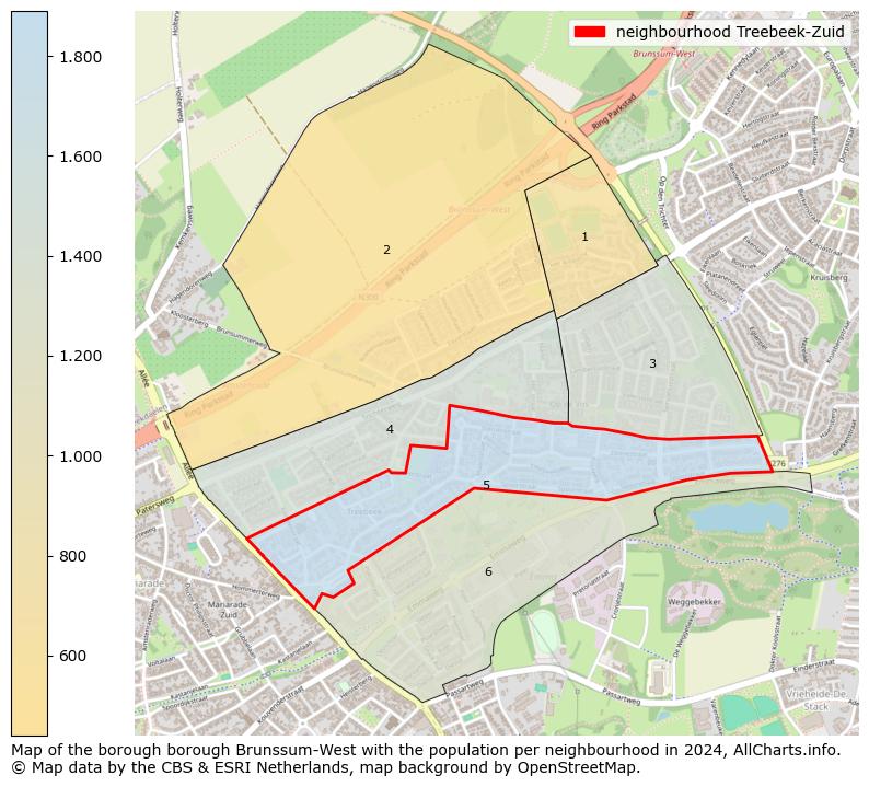 Image of the neighbourhood Treebeek-Zuid at the map. This image is used as introduction to this page. This page shows a lot of information about the population in the neighbourhood Treebeek-Zuid (such as the distribution by age groups of the residents, the composition of households, whether inhabitants are natives or Dutch with an immigration background, data about the houses (numbers, types, price development, use, type of property, ...) and more (car ownership, energy consumption, ...) based on open data from the Dutch Central Bureau of Statistics and various other sources!