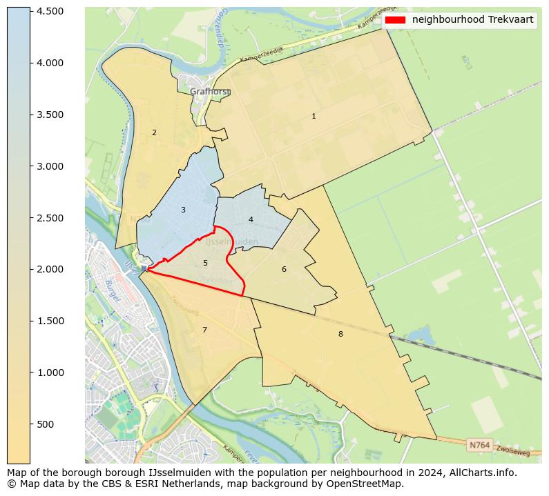 Image of the neighbourhood Trekvaart at the map. This image is used as introduction to this page. This page shows a lot of information about the population in the neighbourhood Trekvaart (such as the distribution by age groups of the residents, the composition of households, whether inhabitants are natives or Dutch with an immigration background, data about the houses (numbers, types, price development, use, type of property, ...) and more (car ownership, energy consumption, ...) based on open data from the Dutch Central Bureau of Statistics and various other sources!