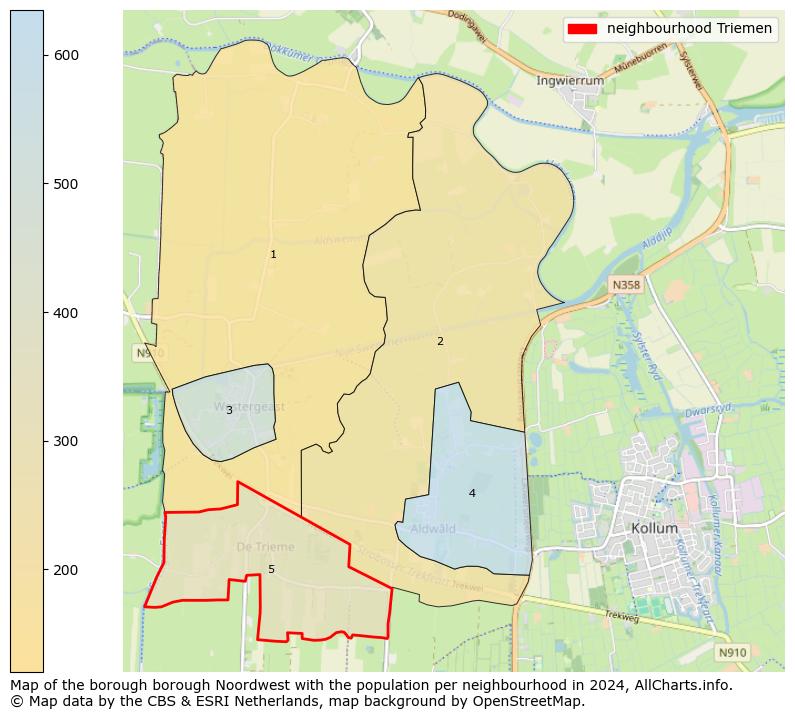 Image of the neighbourhood Triemen at the map. This image is used as introduction to this page. This page shows a lot of information about the population in the neighbourhood Triemen (such as the distribution by age groups of the residents, the composition of households, whether inhabitants are natives or Dutch with an immigration background, data about the houses (numbers, types, price development, use, type of property, ...) and more (car ownership, energy consumption, ...) based on open data from the Dutch Central Bureau of Statistics and various other sources!