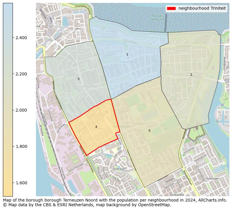 Image of the neighbourhood Triniteit at the map. This image is used as introduction to this page. This page shows a lot of information about the population in the neighbourhood Triniteit (such as the distribution by age groups of the residents, the composition of households, whether inhabitants are natives or Dutch with an immigration background, data about the houses (numbers, types, price development, use, type of property, ...) and more (car ownership, energy consumption, ...) based on open data from the Dutch Central Bureau of Statistics and various other sources!