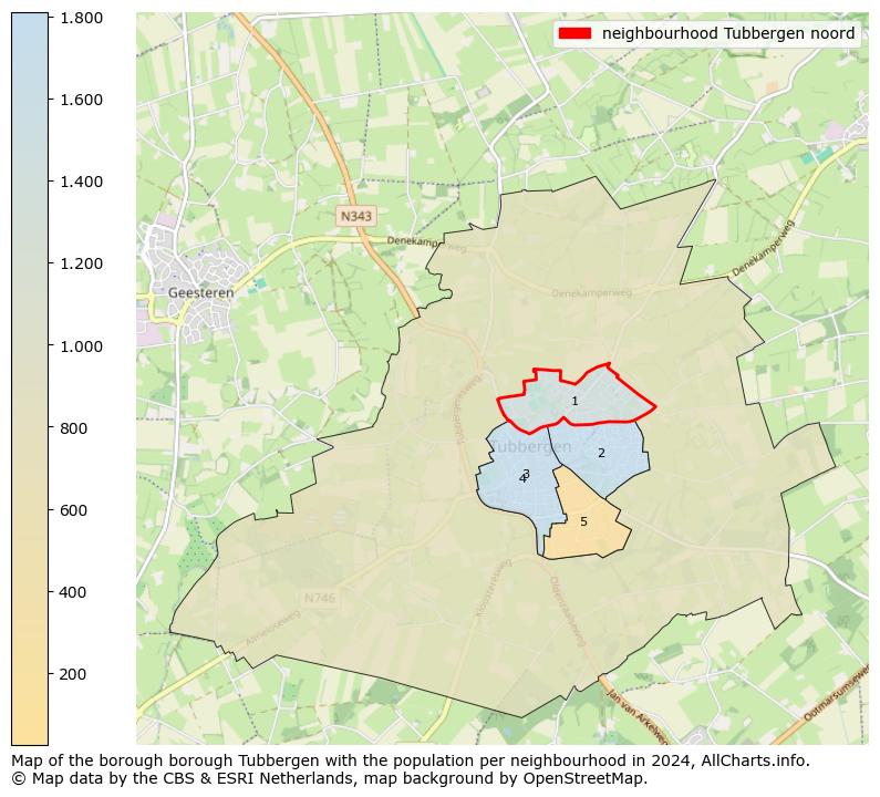 Image of the neighbourhood Tubbergen noord at the map. This image is used as introduction to this page. This page shows a lot of information about the population in the neighbourhood Tubbergen noord (such as the distribution by age groups of the residents, the composition of households, whether inhabitants are natives or Dutch with an immigration background, data about the houses (numbers, types, price development, use, type of property, ...) and more (car ownership, energy consumption, ...) based on open data from the Dutch Central Bureau of Statistics and various other sources!