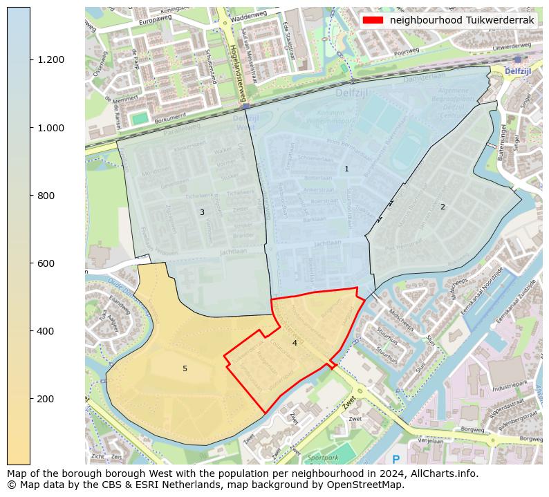 Image of the neighbourhood Tuikwerderrak at the map. This image is used as introduction to this page. This page shows a lot of information about the population in the neighbourhood Tuikwerderrak (such as the distribution by age groups of the residents, the composition of households, whether inhabitants are natives or Dutch with an immigration background, data about the houses (numbers, types, price development, use, type of property, ...) and more (car ownership, energy consumption, ...) based on open data from the Dutch Central Bureau of Statistics and various other sources!