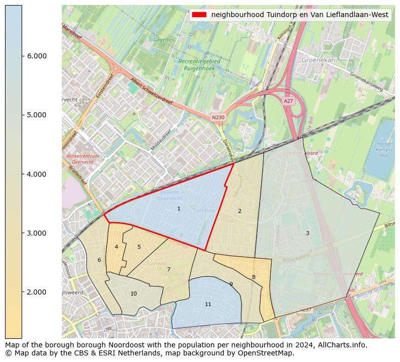 Image of the neighbourhood Tuindorp en Van Lieflandlaan-West at the map. This image is used as introduction to this page. This page shows a lot of information about the population in the neighbourhood Tuindorp en Van Lieflandlaan-West (such as the distribution by age groups of the residents, the composition of households, whether inhabitants are natives or Dutch with an immigration background, data about the houses (numbers, types, price development, use, type of property, ...) and more (car ownership, energy consumption, ...) based on open data from the Dutch Central Bureau of Statistics and various other sources!