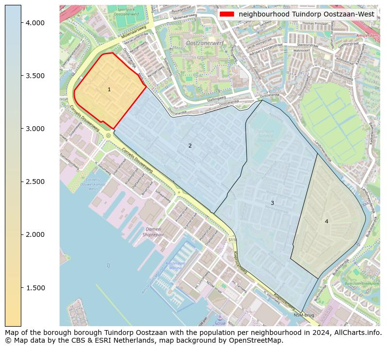 Image of the neighbourhood Tuindorp Oostzaan-West at the map. This image is used as introduction to this page. This page shows a lot of information about the population in the neighbourhood Tuindorp Oostzaan-West (such as the distribution by age groups of the residents, the composition of households, whether inhabitants are natives or Dutch with an immigration background, data about the houses (numbers, types, price development, use, type of property, ...) and more (car ownership, energy consumption, ...) based on open data from the Dutch Central Bureau of Statistics and various other sources!