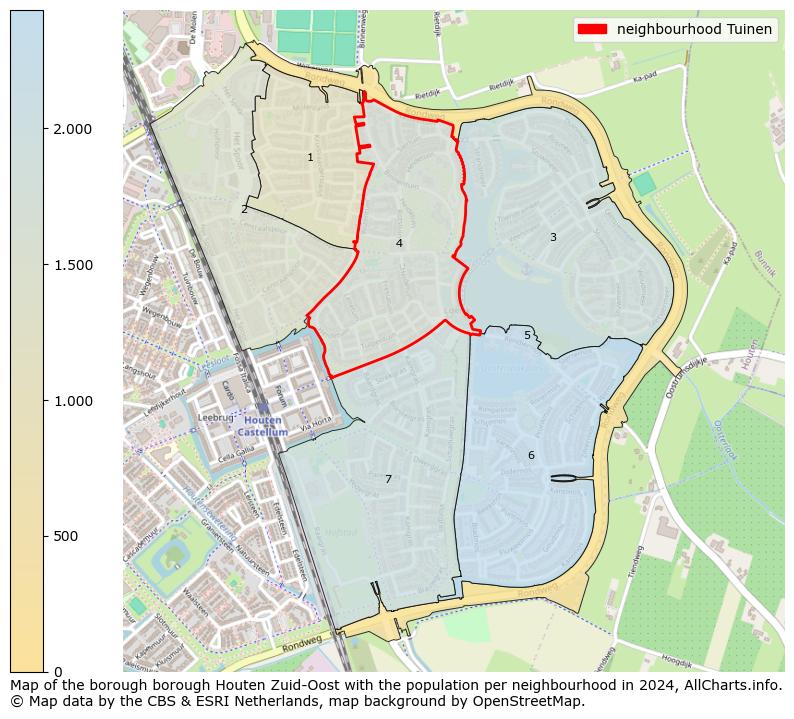 Image of the neighbourhood Tuinen at the map. This image is used as introduction to this page. This page shows a lot of information about the population in the neighbourhood Tuinen (such as the distribution by age groups of the residents, the composition of households, whether inhabitants are natives or Dutch with an immigration background, data about the houses (numbers, types, price development, use, type of property, ...) and more (car ownership, energy consumption, ...) based on open data from the Dutch Central Bureau of Statistics and various other sources!