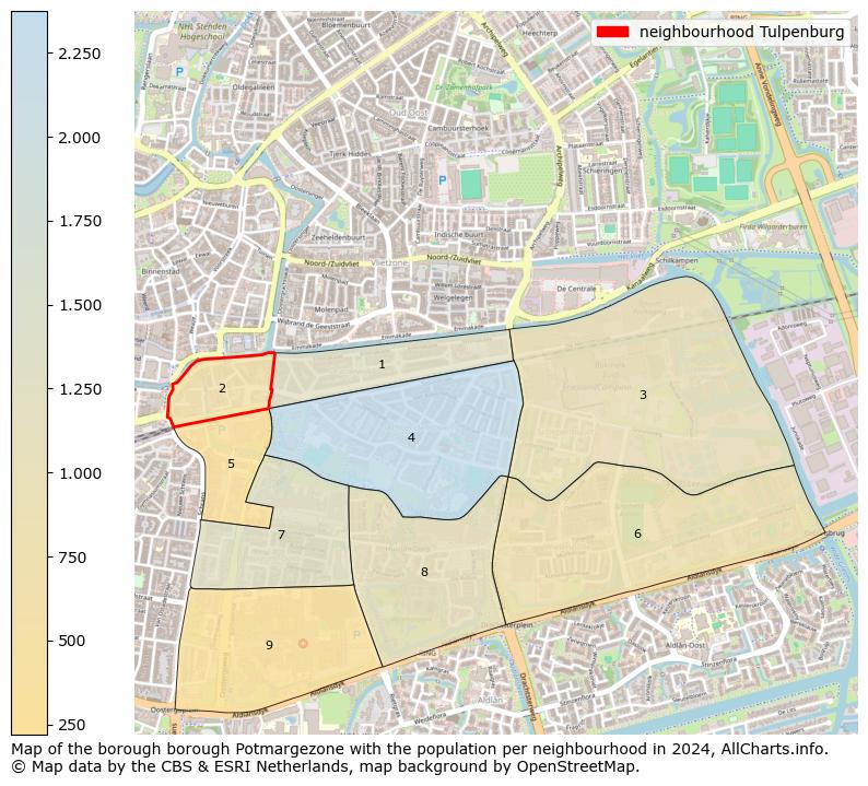 Image of the neighbourhood Tulpenburg at the map. This image is used as introduction to this page. This page shows a lot of information about the population in the neighbourhood Tulpenburg (such as the distribution by age groups of the residents, the composition of households, whether inhabitants are natives or Dutch with an immigration background, data about the houses (numbers, types, price development, use, type of property, ...) and more (car ownership, energy consumption, ...) based on open data from the Dutch Central Bureau of Statistics and various other sources!