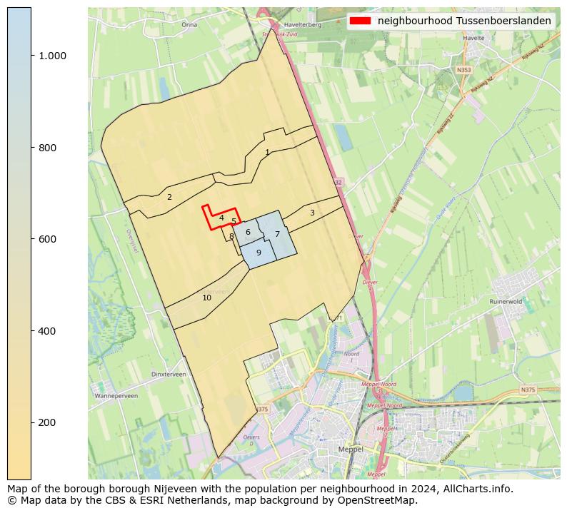 Image of the neighbourhood Tussenboerslanden at the map. This image is used as introduction to this page. This page shows a lot of information about the population in the neighbourhood Tussenboerslanden (such as the distribution by age groups of the residents, the composition of households, whether inhabitants are natives or Dutch with an immigration background, data about the houses (numbers, types, price development, use, type of property, ...) and more (car ownership, energy consumption, ...) based on open data from the Dutch Central Bureau of Statistics and various other sources!