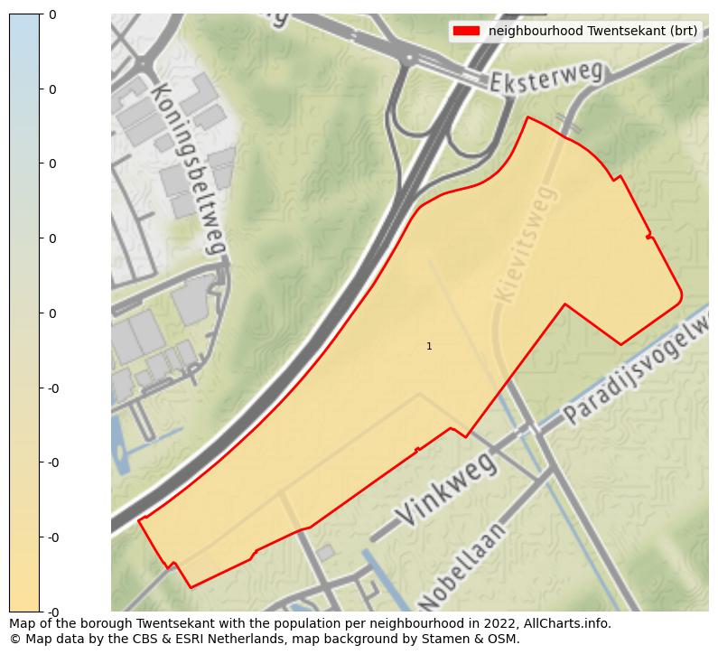 Map of the borough Twentsekant with the population per neighbourhood in 2022. This page shows a lot of information about residents (such as the distribution by age groups, family composition, gender, native or Dutch with an immigration background, ...), homes (numbers, types, price development, use, type of property, ...) and more (car ownership, energy consumption, ...) based on open data from the Dutch Central Bureau of Statistics and various other sources!