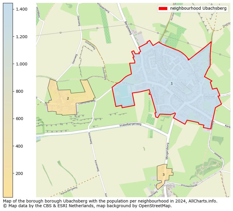 Image of the neighbourhood Ubachsberg at the map. This image is used as introduction to this page. This page shows a lot of information about the population in the neighbourhood Ubachsberg (such as the distribution by age groups of the residents, the composition of households, whether inhabitants are natives or Dutch with an immigration background, data about the houses (numbers, types, price development, use, type of property, ...) and more (car ownership, energy consumption, ...) based on open data from the Dutch Central Bureau of Statistics and various other sources!