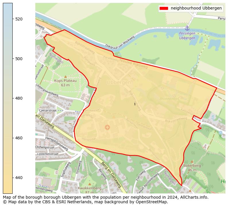 Image of the neighbourhood Ubbergen at the map. This image is used as introduction to this page. This page shows a lot of information about the population in the neighbourhood Ubbergen (such as the distribution by age groups of the residents, the composition of households, whether inhabitants are natives or Dutch with an immigration background, data about the houses (numbers, types, price development, use, type of property, ...) and more (car ownership, energy consumption, ...) based on open data from the Dutch Central Bureau of Statistics and various other sources!