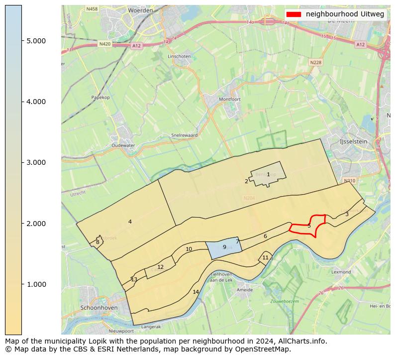 Image of the neighbourhood Uitweg at the map. This image is used as introduction to this page. This page shows a lot of information about the population in the neighbourhood Uitweg (such as the distribution by age groups of the residents, the composition of households, whether inhabitants are natives or Dutch with an immigration background, data about the houses (numbers, types, price development, use, type of property, ...) and more (car ownership, energy consumption, ...) based on open data from the Dutch Central Bureau of Statistics and various other sources!