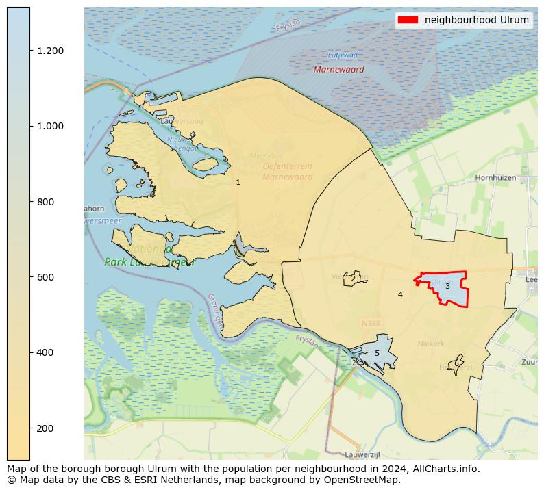 Image of the neighbourhood Ulrum at the map. This image is used as introduction to this page. This page shows a lot of information about the population in the neighbourhood Ulrum (such as the distribution by age groups of the residents, the composition of households, whether inhabitants are natives or Dutch with an immigration background, data about the houses (numbers, types, price development, use, type of property, ...) and more (car ownership, energy consumption, ...) based on open data from the Dutch Central Bureau of Statistics and various other sources!