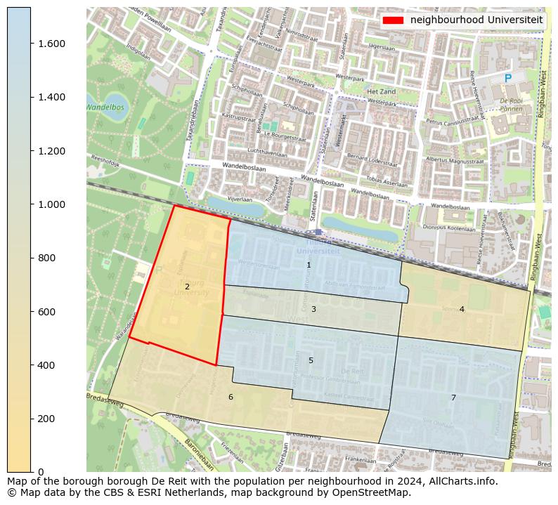 Image of the neighbourhood Universiteit at the map. This image is used as introduction to this page. This page shows a lot of information about the population in the neighbourhood Universiteit (such as the distribution by age groups of the residents, the composition of households, whether inhabitants are natives or Dutch with an immigration background, data about the houses (numbers, types, price development, use, type of property, ...) and more (car ownership, energy consumption, ...) based on open data from the Dutch Central Bureau of Statistics and various other sources!