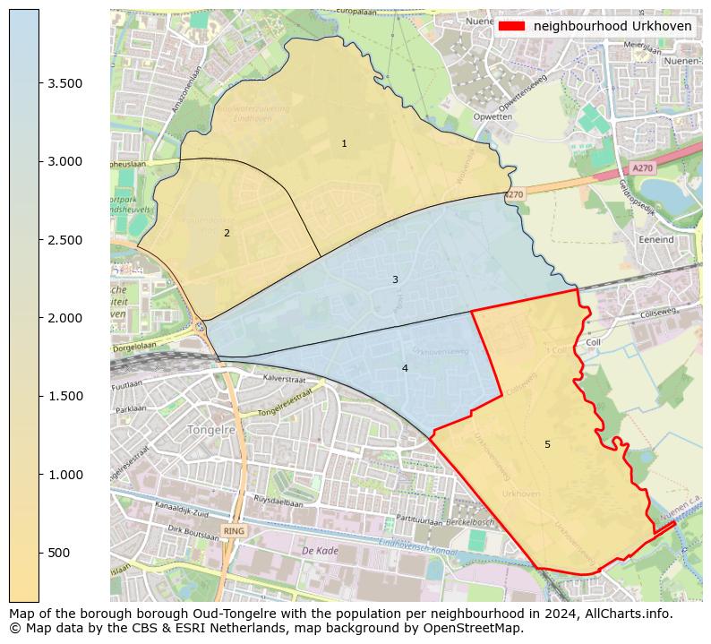 Image of the neighbourhood Urkhoven at the map. This image is used as introduction to this page. This page shows a lot of information about the population in the neighbourhood Urkhoven (such as the distribution by age groups of the residents, the composition of households, whether inhabitants are natives or Dutch with an immigration background, data about the houses (numbers, types, price development, use, type of property, ...) and more (car ownership, energy consumption, ...) based on open data from the Dutch Central Bureau of Statistics and various other sources!