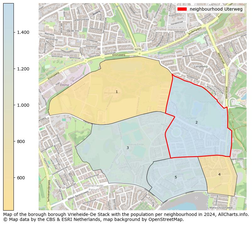 Image of the neighbourhood Uterweg at the map. This image is used as introduction to this page. This page shows a lot of information about the population in the neighbourhood Uterweg (such as the distribution by age groups of the residents, the composition of households, whether inhabitants are natives or Dutch with an immigration background, data about the houses (numbers, types, price development, use, type of property, ...) and more (car ownership, energy consumption, ...) based on open data from the Dutch Central Bureau of Statistics and various other sources!