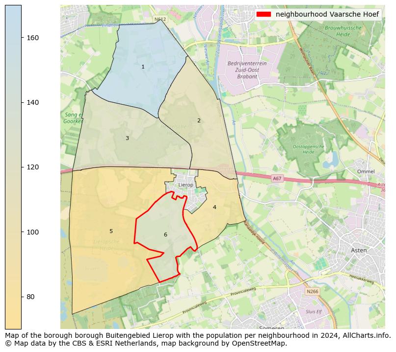 Image of the neighbourhood Vaarsche Hoef at the map. This image is used as introduction to this page. This page shows a lot of information about the population in the neighbourhood Vaarsche Hoef (such as the distribution by age groups of the residents, the composition of households, whether inhabitants are natives or Dutch with an immigration background, data about the houses (numbers, types, price development, use, type of property, ...) and more (car ownership, energy consumption, ...) based on open data from the Dutch Central Bureau of Statistics and various other sources!