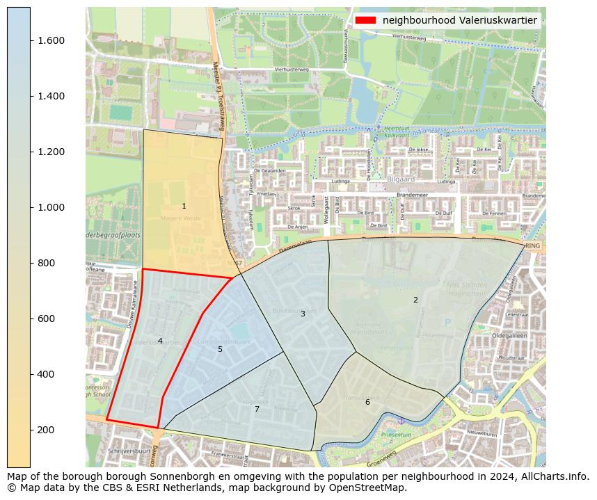 Image of the neighbourhood Valeriuskwartier at the map. This image is used as introduction to this page. This page shows a lot of information about the population in the neighbourhood Valeriuskwartier (such as the distribution by age groups of the residents, the composition of households, whether inhabitants are natives or Dutch with an immigration background, data about the houses (numbers, types, price development, use, type of property, ...) and more (car ownership, energy consumption, ...) based on open data from the Dutch Central Bureau of Statistics and various other sources!