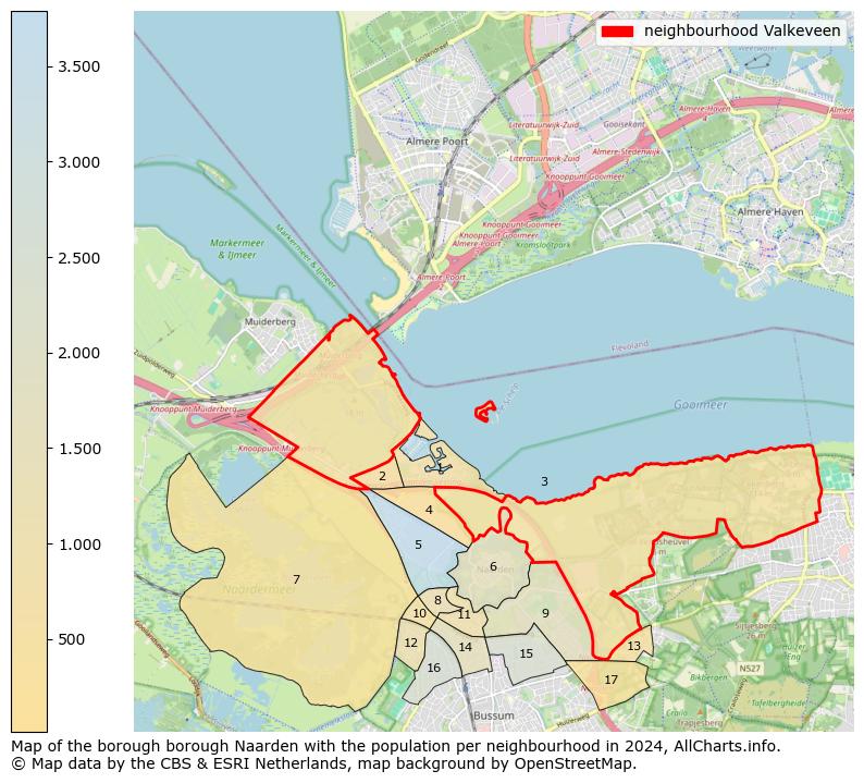 Image of the neighbourhood Valkeveen at the map. This image is used as introduction to this page. This page shows a lot of information about the population in the neighbourhood Valkeveen (such as the distribution by age groups of the residents, the composition of households, whether inhabitants are natives or Dutch with an immigration background, data about the houses (numbers, types, price development, use, type of property, ...) and more (car ownership, energy consumption, ...) based on open data from the Dutch Central Bureau of Statistics and various other sources!