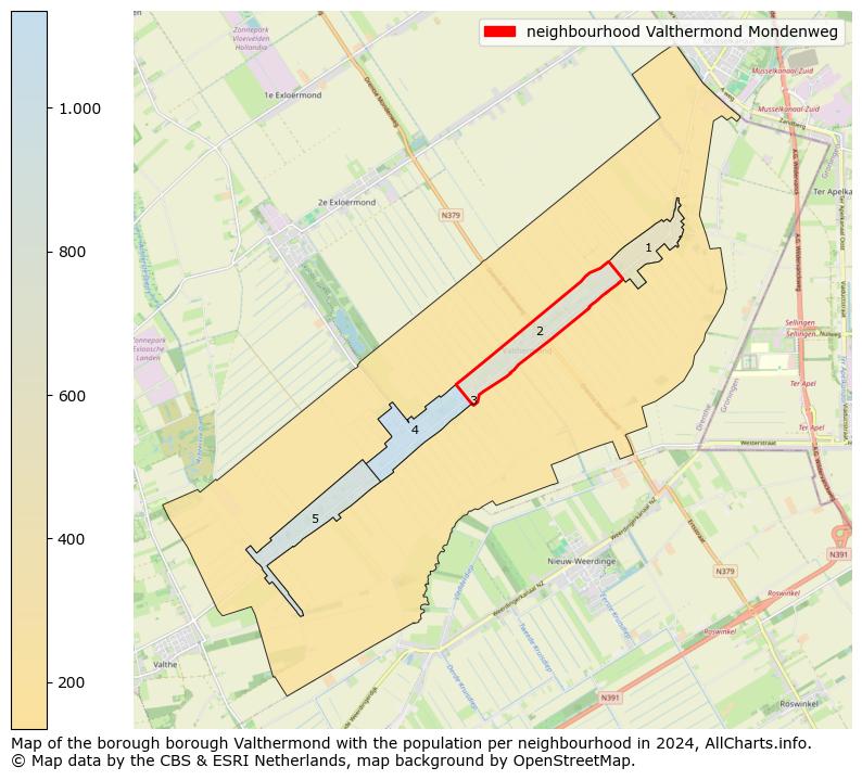 Image of the neighbourhood Valthermond Mondenweg at the map. This image is used as introduction to this page. This page shows a lot of information about the population in the neighbourhood Valthermond Mondenweg (such as the distribution by age groups of the residents, the composition of households, whether inhabitants are natives or Dutch with an immigration background, data about the houses (numbers, types, price development, use, type of property, ...) and more (car ownership, energy consumption, ...) based on open data from the Dutch Central Bureau of Statistics and various other sources!