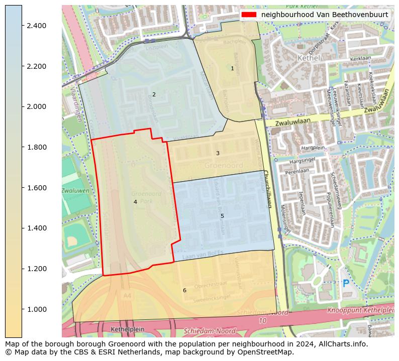 Image of the neighbourhood Van Beethovenbuurt at the map. This image is used as introduction to this page. This page shows a lot of information about the population in the neighbourhood Van Beethovenbuurt (such as the distribution by age groups of the residents, the composition of households, whether inhabitants are natives or Dutch with an immigration background, data about the houses (numbers, types, price development, use, type of property, ...) and more (car ownership, energy consumption, ...) based on open data from the Dutch Central Bureau of Statistics and various other sources!