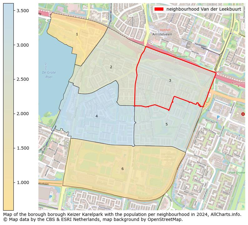 Image of the neighbourhood Van der Leekbuurt at the map. This image is used as introduction to this page. This page shows a lot of information about the population in the neighbourhood Van der Leekbuurt (such as the distribution by age groups of the residents, the composition of households, whether inhabitants are natives or Dutch with an immigration background, data about the houses (numbers, types, price development, use, type of property, ...) and more (car ownership, energy consumption, ...) based on open data from the Dutch Central Bureau of Statistics and various other sources!