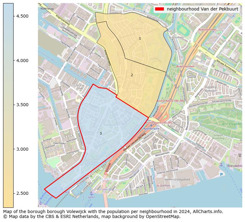 Image of the neighbourhood Van der Pekbuurt at the map. This image is used as introduction to this page. This page shows a lot of information about the population in the neighbourhood Van der Pekbuurt (such as the distribution by age groups of the residents, the composition of households, whether inhabitants are natives or Dutch with an immigration background, data about the houses (numbers, types, price development, use, type of property, ...) and more (car ownership, energy consumption, ...) based on open data from the Dutch Central Bureau of Statistics and various other sources!