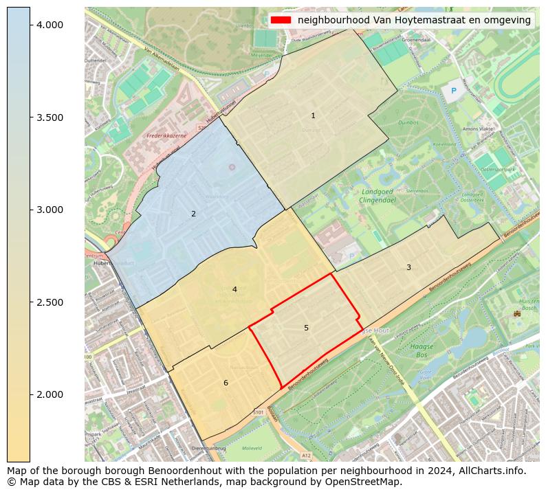 Image of the neighbourhood Van Hoytemastraat en omgeving at the map. This image is used as introduction to this page. This page shows a lot of information about the population in the neighbourhood Van Hoytemastraat en omgeving (such as the distribution by age groups of the residents, the composition of households, whether inhabitants are natives or Dutch with an immigration background, data about the houses (numbers, types, price development, use, type of property, ...) and more (car ownership, energy consumption, ...) based on open data from the Dutch Central Bureau of Statistics and various other sources!