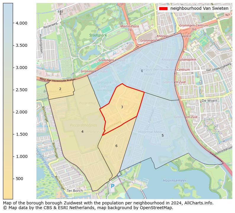 Image of the neighbourhood Van Swieten at the map. This image is used as introduction to this page. This page shows a lot of information about the population in the neighbourhood Van Swieten (such as the distribution by age groups of the residents, the composition of households, whether inhabitants are natives or Dutch with an immigration background, data about the houses (numbers, types, price development, use, type of property, ...) and more (car ownership, energy consumption, ...) based on open data from the Dutch Central Bureau of Statistics and various other sources!