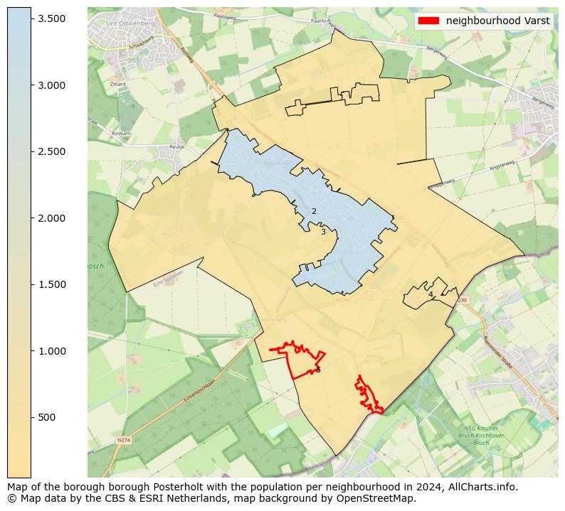 Image of the neighbourhood Varst at the map. This image is used as introduction to this page. This page shows a lot of information about the population in the neighbourhood Varst (such as the distribution by age groups of the residents, the composition of households, whether inhabitants are natives or Dutch with an immigration background, data about the houses (numbers, types, price development, use, type of property, ...) and more (car ownership, energy consumption, ...) based on open data from the Dutch Central Bureau of Statistics and various other sources!