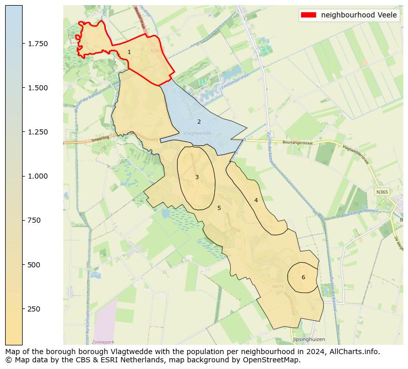 Image of the neighbourhood Veele at the map. This image is used as introduction to this page. This page shows a lot of information about the population in the neighbourhood Veele (such as the distribution by age groups of the residents, the composition of households, whether inhabitants are natives or Dutch with an immigration background, data about the houses (numbers, types, price development, use, type of property, ...) and more (car ownership, energy consumption, ...) based on open data from the Dutch Central Bureau of Statistics and various other sources!