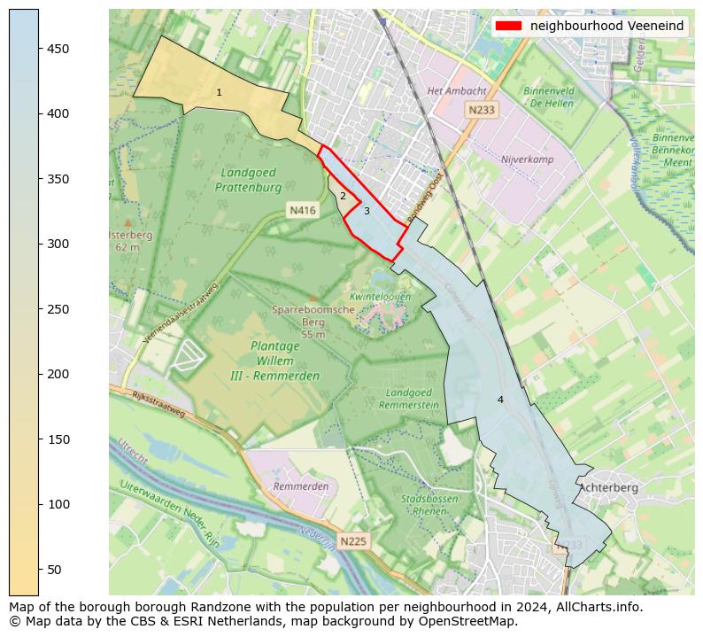 Image of the neighbourhood Veeneind at the map. This image is used as introduction to this page. This page shows a lot of information about the population in the neighbourhood Veeneind (such as the distribution by age groups of the residents, the composition of households, whether inhabitants are natives or Dutch with an immigration background, data about the houses (numbers, types, price development, use, type of property, ...) and more (car ownership, energy consumption, ...) based on open data from the Dutch Central Bureau of Statistics and various other sources!