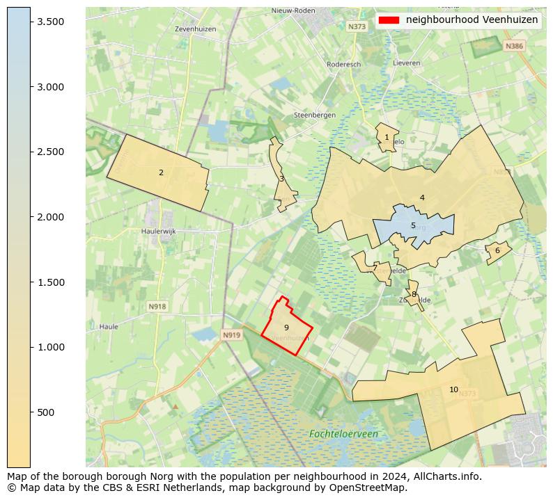 Image of the neighbourhood Veenhuizen at the map. This image is used as introduction to this page. This page shows a lot of information about the population in the neighbourhood Veenhuizen (such as the distribution by age groups of the residents, the composition of households, whether inhabitants are natives or Dutch with an immigration background, data about the houses (numbers, types, price development, use, type of property, ...) and more (car ownership, energy consumption, ...) based on open data from the Dutch Central Bureau of Statistics and various other sources!