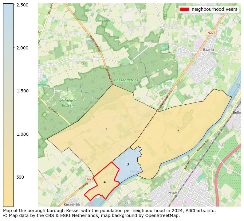 Image of the neighbourhood Veers at the map. This image is used as introduction to this page. This page shows a lot of information about the population in the neighbourhood Veers (such as the distribution by age groups of the residents, the composition of households, whether inhabitants are natives or Dutch with an immigration background, data about the houses (numbers, types, price development, use, type of property, ...) and more (car ownership, energy consumption, ...) based on open data from the Dutch Central Bureau of Statistics and various other sources!