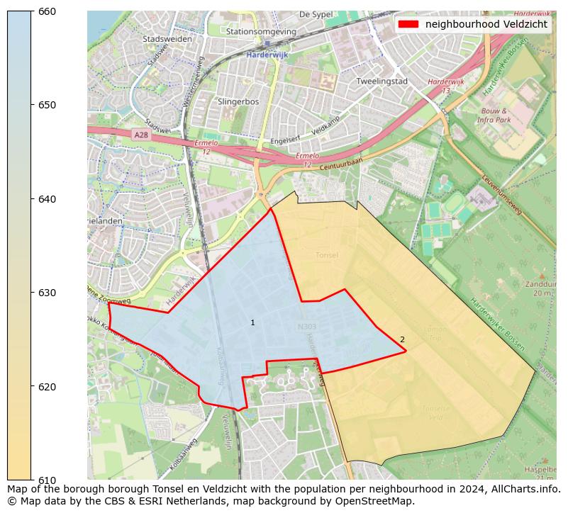 Image of the neighbourhood Veldzicht at the map. This image is used as introduction to this page. This page shows a lot of information about the population in the neighbourhood Veldzicht (such as the distribution by age groups of the residents, the composition of households, whether inhabitants are natives or Dutch with an immigration background, data about the houses (numbers, types, price development, use, type of property, ...) and more (car ownership, energy consumption, ...) based on open data from the Dutch Central Bureau of Statistics and various other sources!