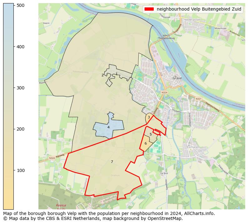 Image of the neighbourhood Velp Buitengebied Zuid at the map. This image is used as introduction to this page. This page shows a lot of information about the population in the neighbourhood Velp Buitengebied Zuid (such as the distribution by age groups of the residents, the composition of households, whether inhabitants are natives or Dutch with an immigration background, data about the houses (numbers, types, price development, use, type of property, ...) and more (car ownership, energy consumption, ...) based on open data from the Dutch Central Bureau of Statistics and various other sources!