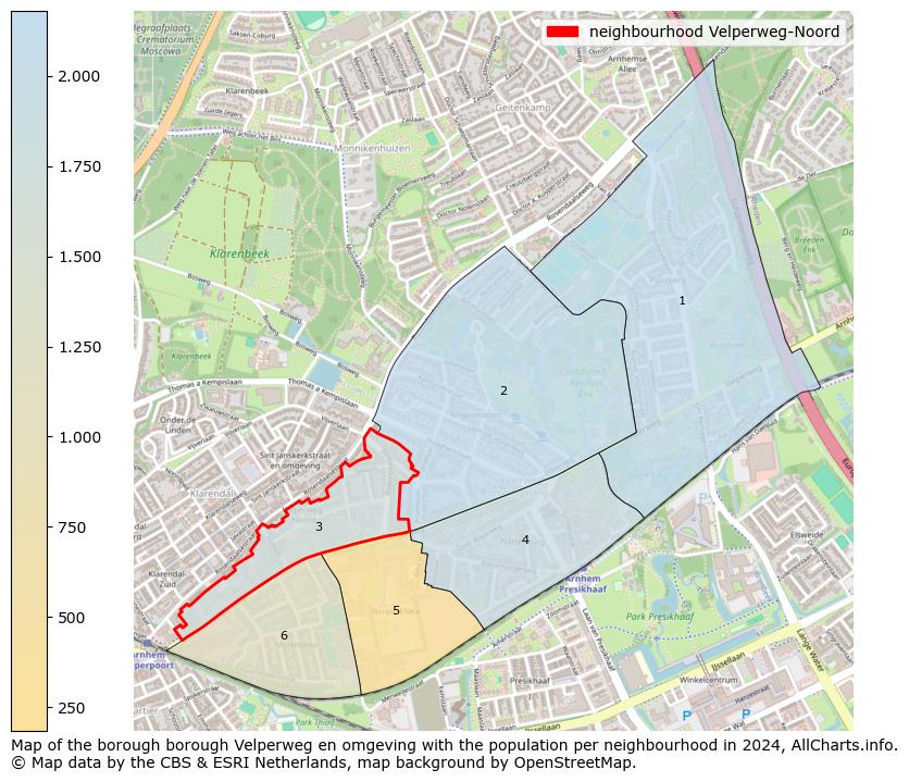 Image of the neighbourhood Velperweg-Noord at the map. This image is used as introduction to this page. This page shows a lot of information about the population in the neighbourhood Velperweg-Noord (such as the distribution by age groups of the residents, the composition of households, whether inhabitants are natives or Dutch with an immigration background, data about the houses (numbers, types, price development, use, type of property, ...) and more (car ownership, energy consumption, ...) based on open data from the Dutch Central Bureau of Statistics and various other sources!