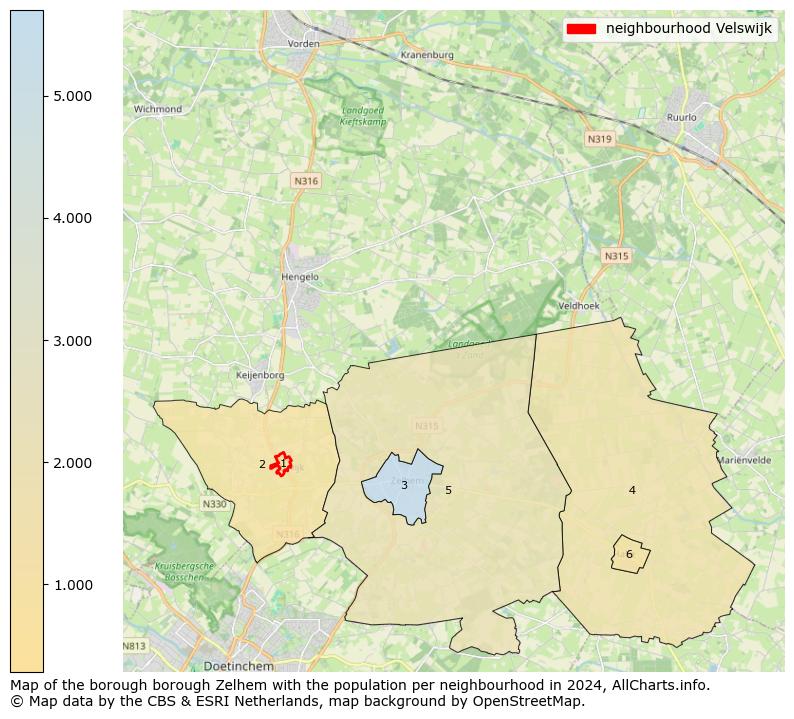 Image of the neighbourhood Velswijk at the map. This image is used as introduction to this page. This page shows a lot of information about the population in the neighbourhood Velswijk (such as the distribution by age groups of the residents, the composition of households, whether inhabitants are natives or Dutch with an immigration background, data about the houses (numbers, types, price development, use, type of property, ...) and more (car ownership, energy consumption, ...) based on open data from the Dutch Central Bureau of Statistics and various other sources!