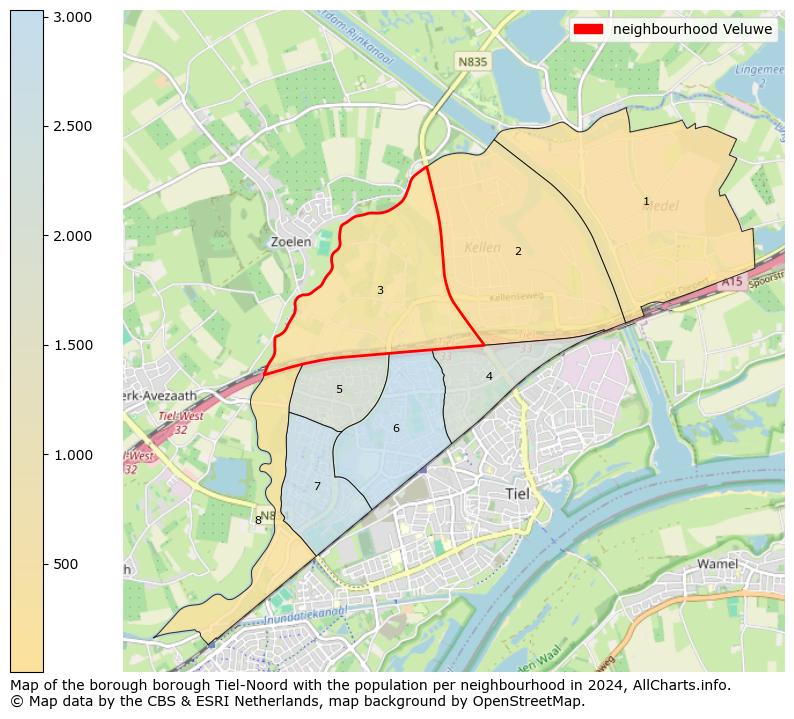 Image of the neighbourhood Veluwe at the map. This image is used as introduction to this page. This page shows a lot of information about the population in the neighbourhood Veluwe (such as the distribution by age groups of the residents, the composition of households, whether inhabitants are natives or Dutch with an immigration background, data about the houses (numbers, types, price development, use, type of property, ...) and more (car ownership, energy consumption, ...) based on open data from the Dutch Central Bureau of Statistics and various other sources!