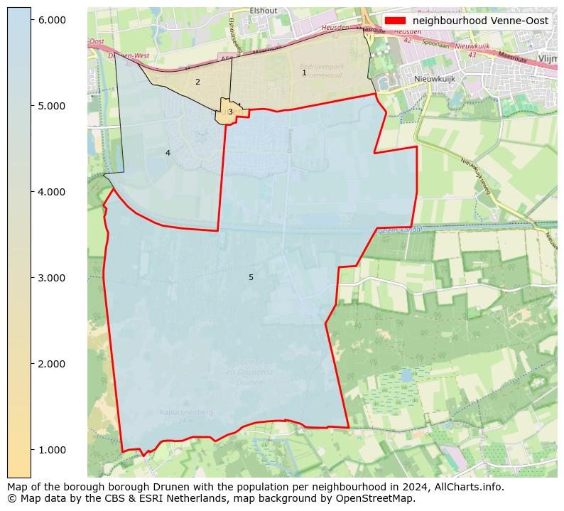 Image of the neighbourhood Venne-Oost at the map. This image is used as introduction to this page. This page shows a lot of information about the population in the neighbourhood Venne-Oost (such as the distribution by age groups of the residents, the composition of households, whether inhabitants are natives or Dutch with an immigration background, data about the houses (numbers, types, price development, use, type of property, ...) and more (car ownership, energy consumption, ...) based on open data from the Dutch Central Bureau of Statistics and various other sources!